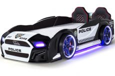 Дитяче ліжко машина Police 500 Full Extra Black 190х90 см